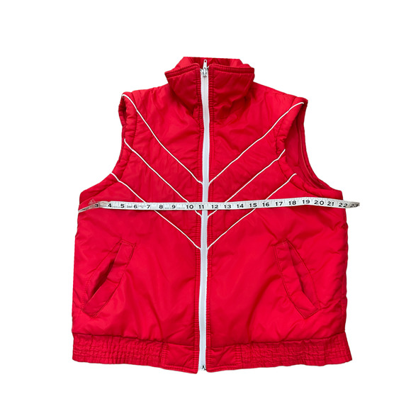 Winter Vest 100% Re Nylon Vintage Ski VEST Unisex size L 1970s - Picture 7 of 7